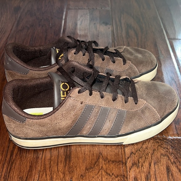adidas Other - Adidas brown sneakers NEO Label adidas size 8.5 Men’s shoes dress up laced shoe​